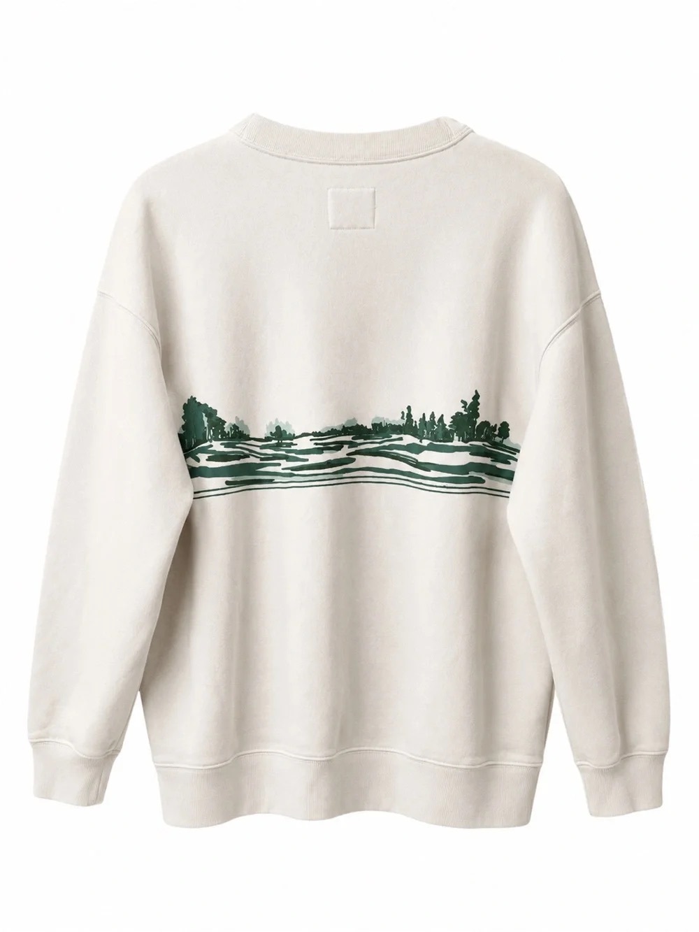 Abercrombie & Fitch Soft A&F Golf Embroidered Graphic Crewneck Sweatshirt - Picture 5 of 9